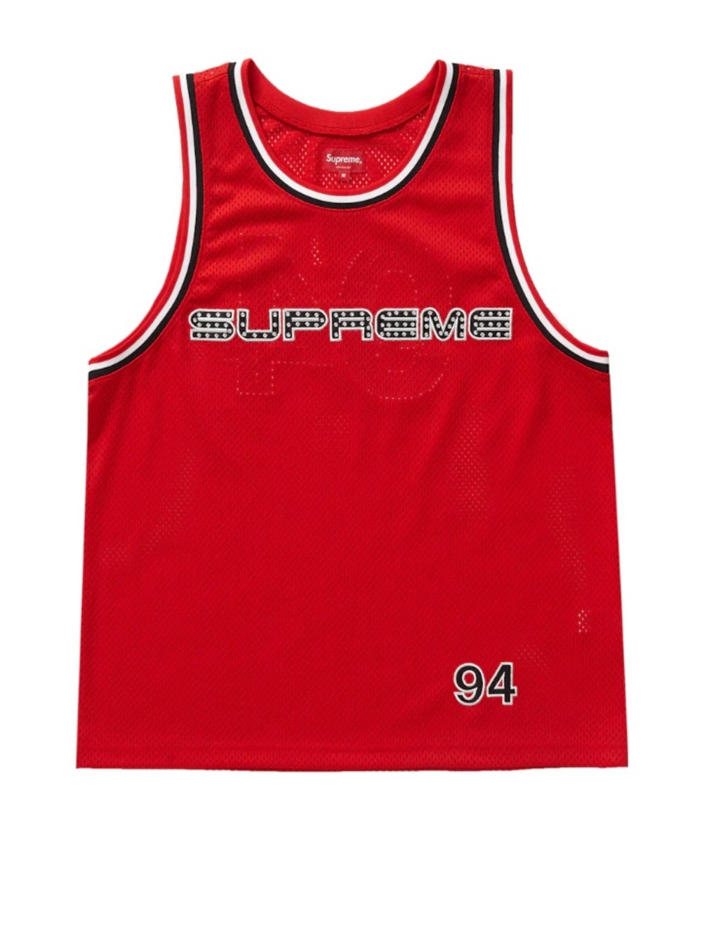 Supreme Red 94 Rhinestone Jersey